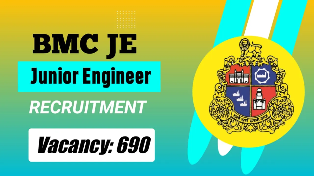 BMC JE Recruitment 2024