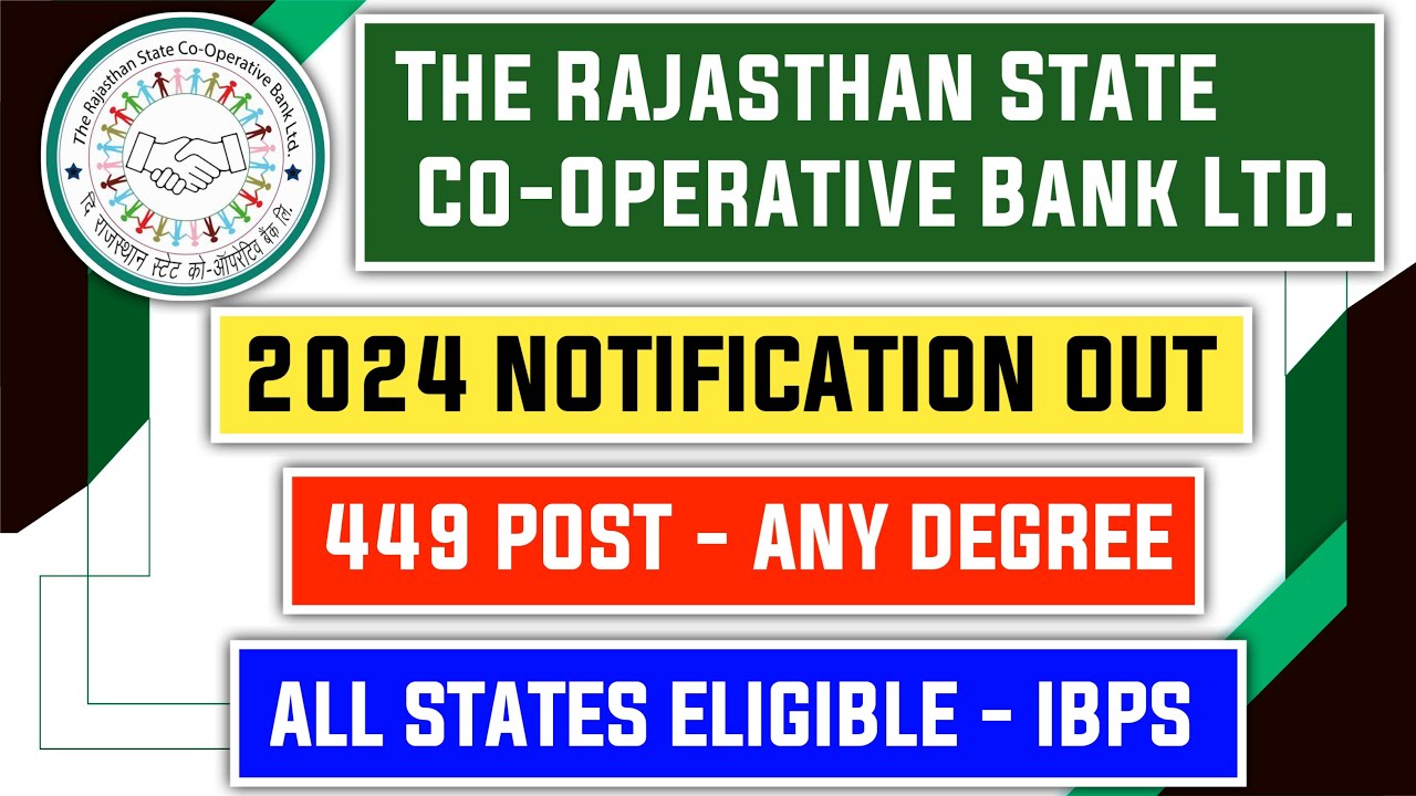 Rajasthan Co-Operative Bank Recruitment 2025